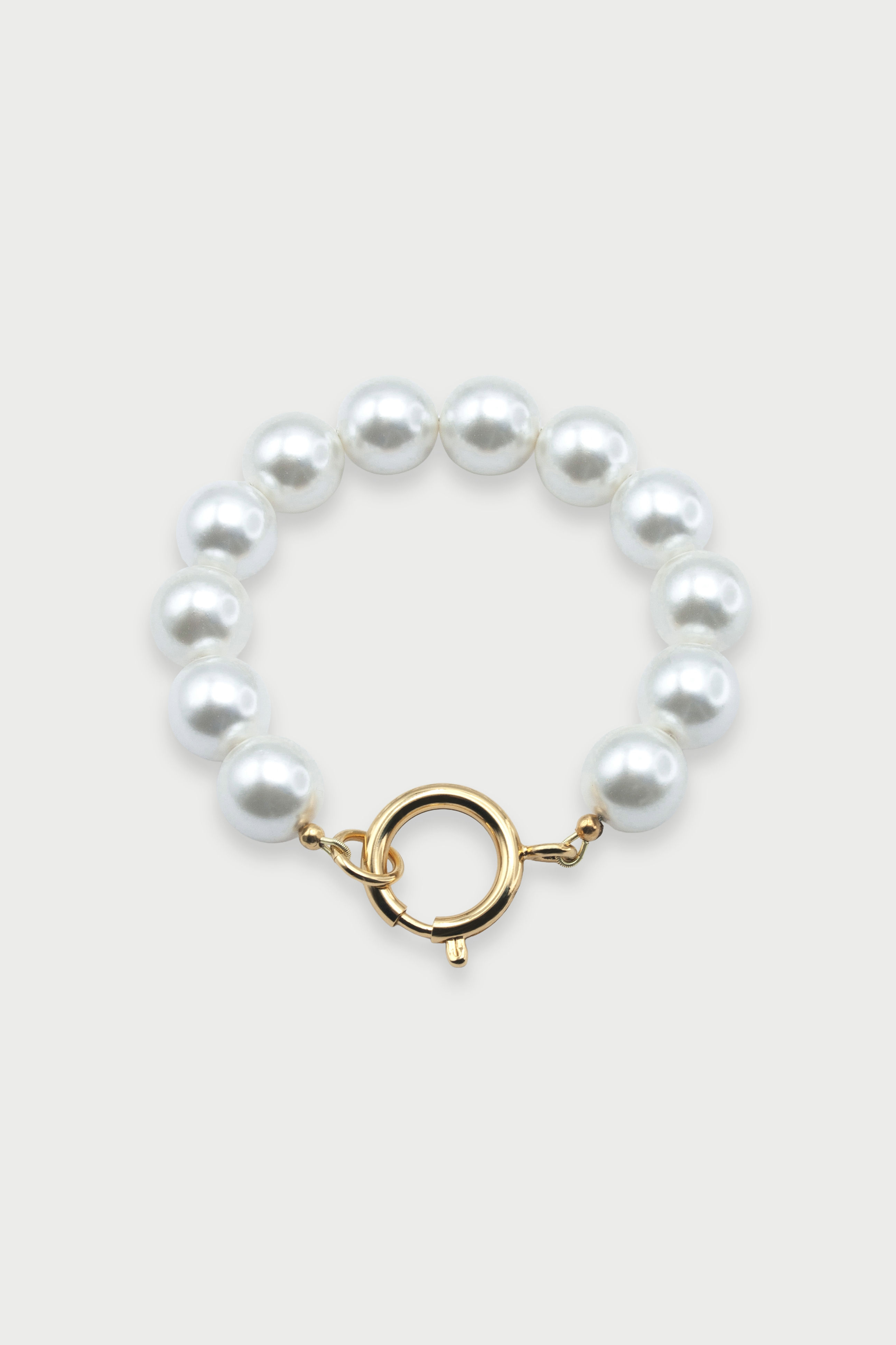 Bracelet grosses perles nacrées Betty