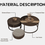Thumbnail: Nara Round Coffee Table Set with Drawer
