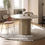 Thumbnail: Travertine Sintered Stone Dining Table