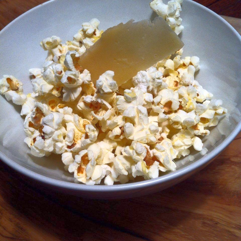 pipoca com queijo