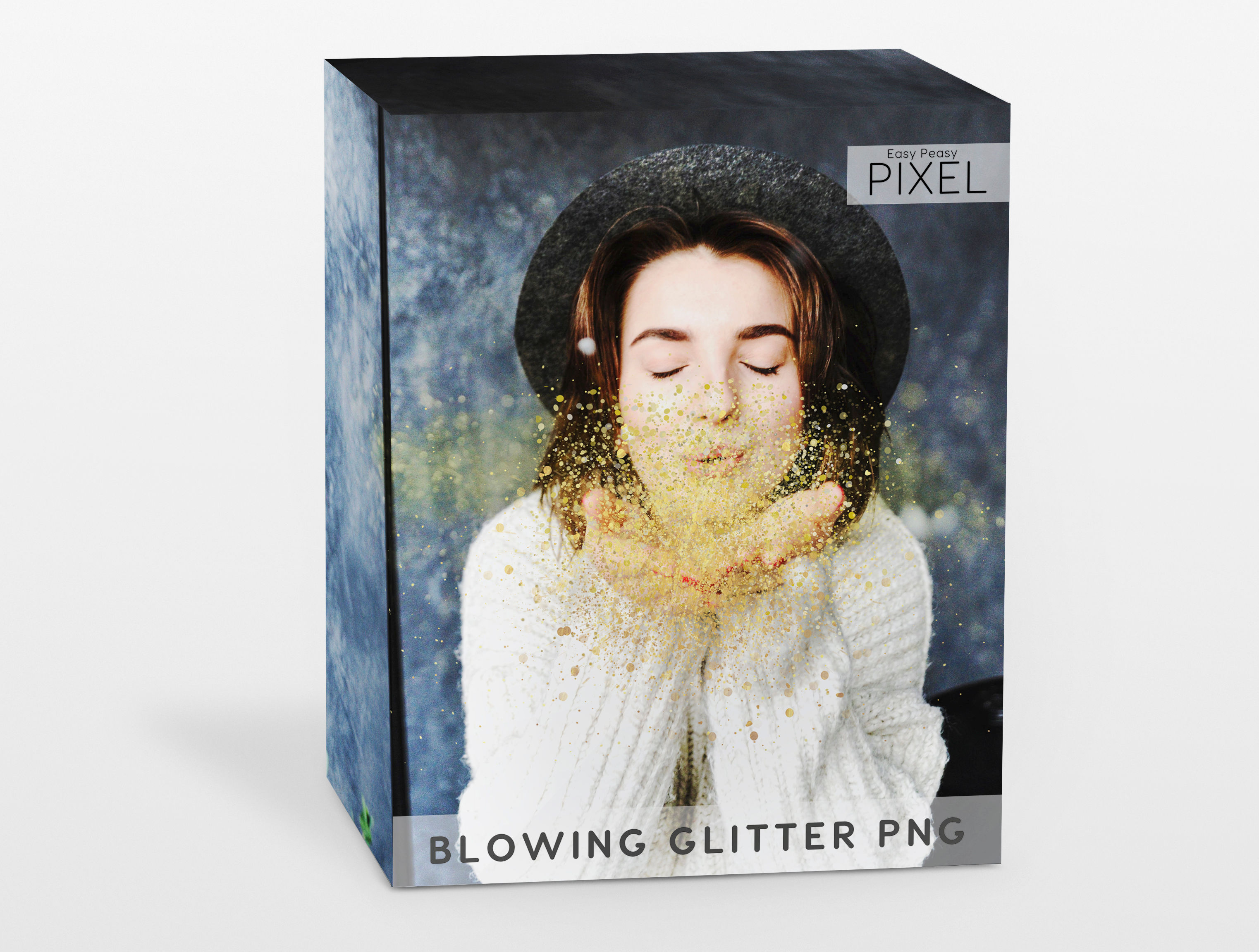 BLOWING GLITTER PNG