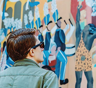 Man Looking at Graffiti copy