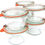 Thumbnail: Weck 741 - 0.25 Liter Mold Jars with Lids - 6 Rings and 12 Clamps