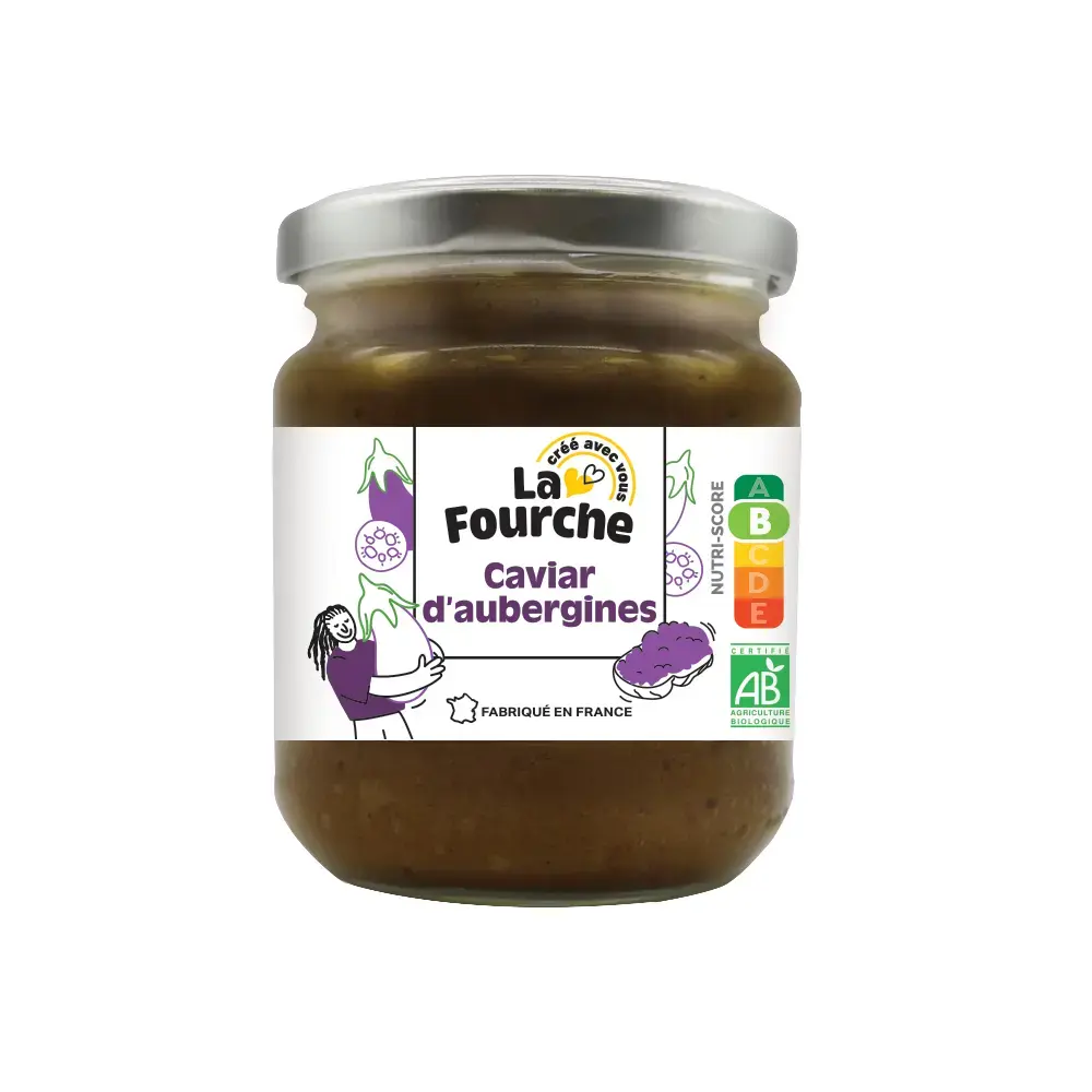 Caviar d'aubergines BIO (180g)