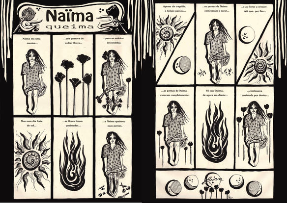 HQ "Naïma Queima" publicada no zine "Como cultivar Alices#1"