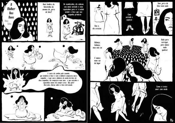 HQ "A mulher dos ovos" no {Bienal Publica!} da Bienal de Quadrinhos de Curitiba