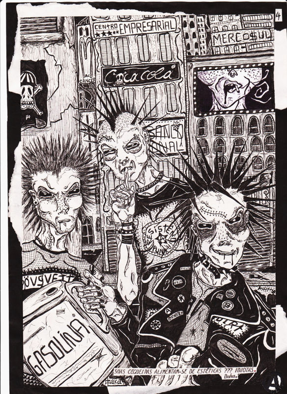 Fanzine Atristar #2 Contracapa...