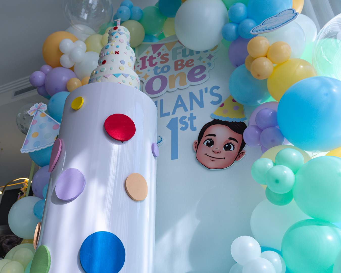 Party Pop Kids themed birthday styling