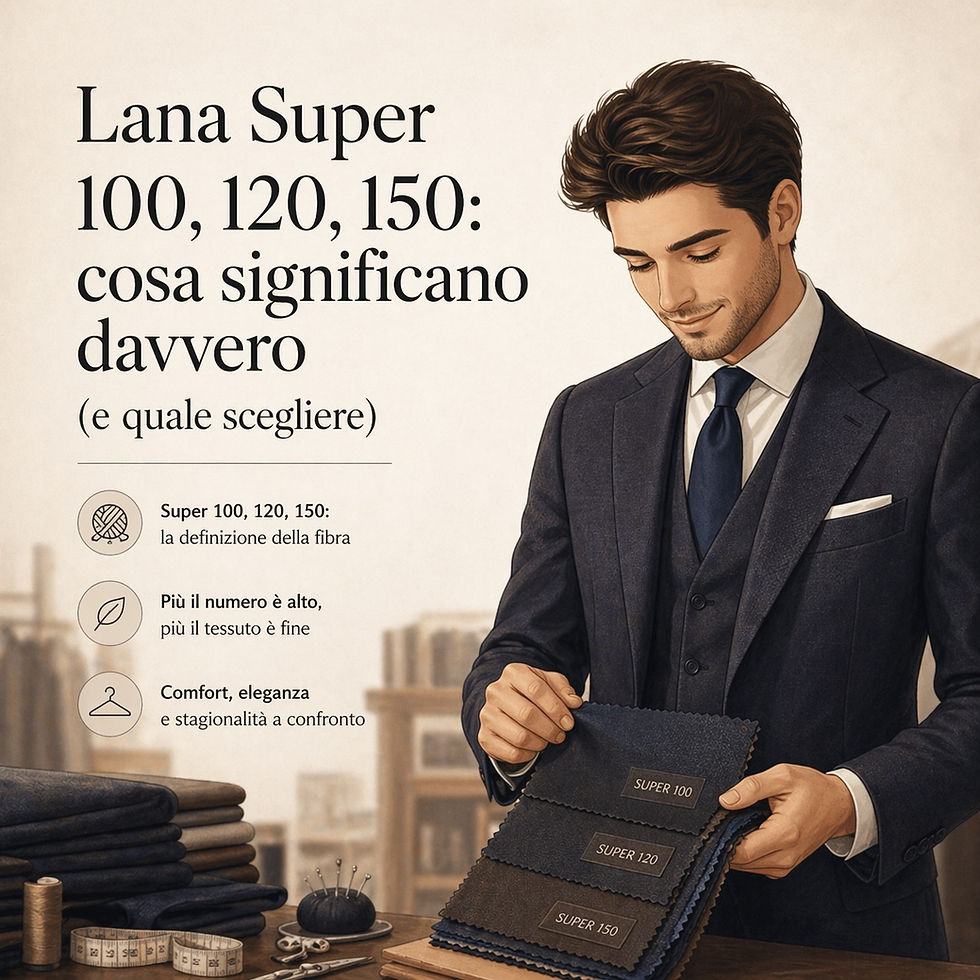 Lana Super 100, 120, 150: cosa significano davvero (e quale scegliere)