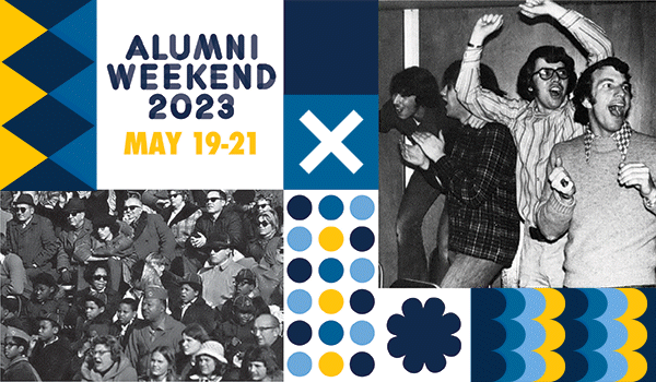 Alumni Weekend 2023 Animated Email Graphic Version 1