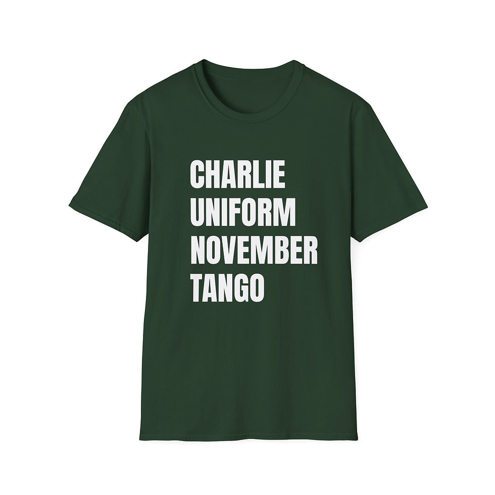 Thumbnail: Charlie Uniform November Tango - T-Shirt