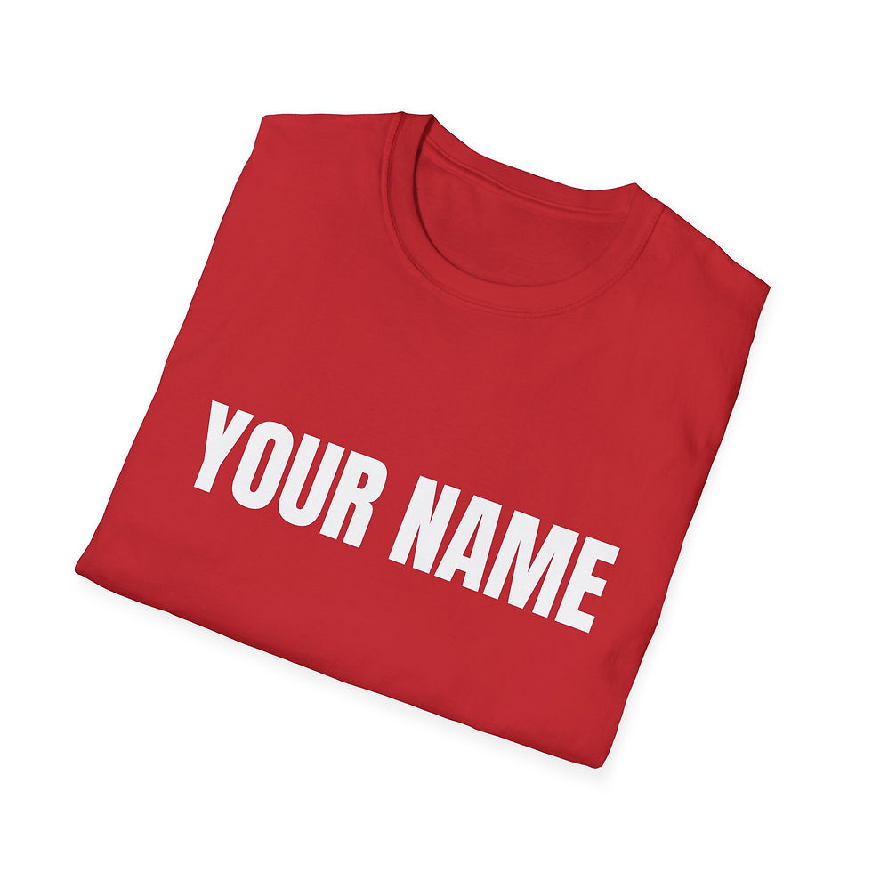 Thumbnail: FESTIVE CUSTOM NAME - Unisex T-Shirt