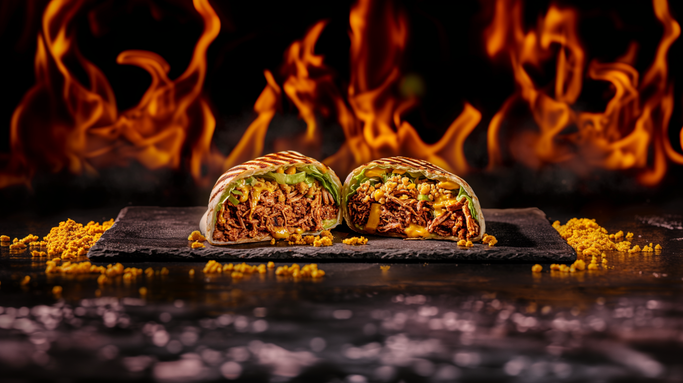 Arranged Food and Objects