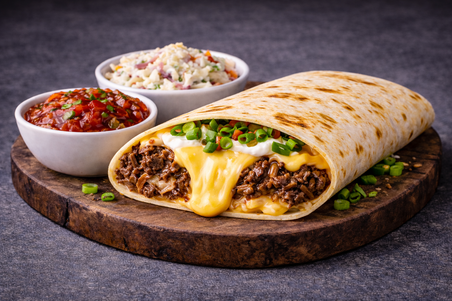 Arranged Food and Objects