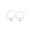 Thumbnail: Dew Drop Hoop Earrings