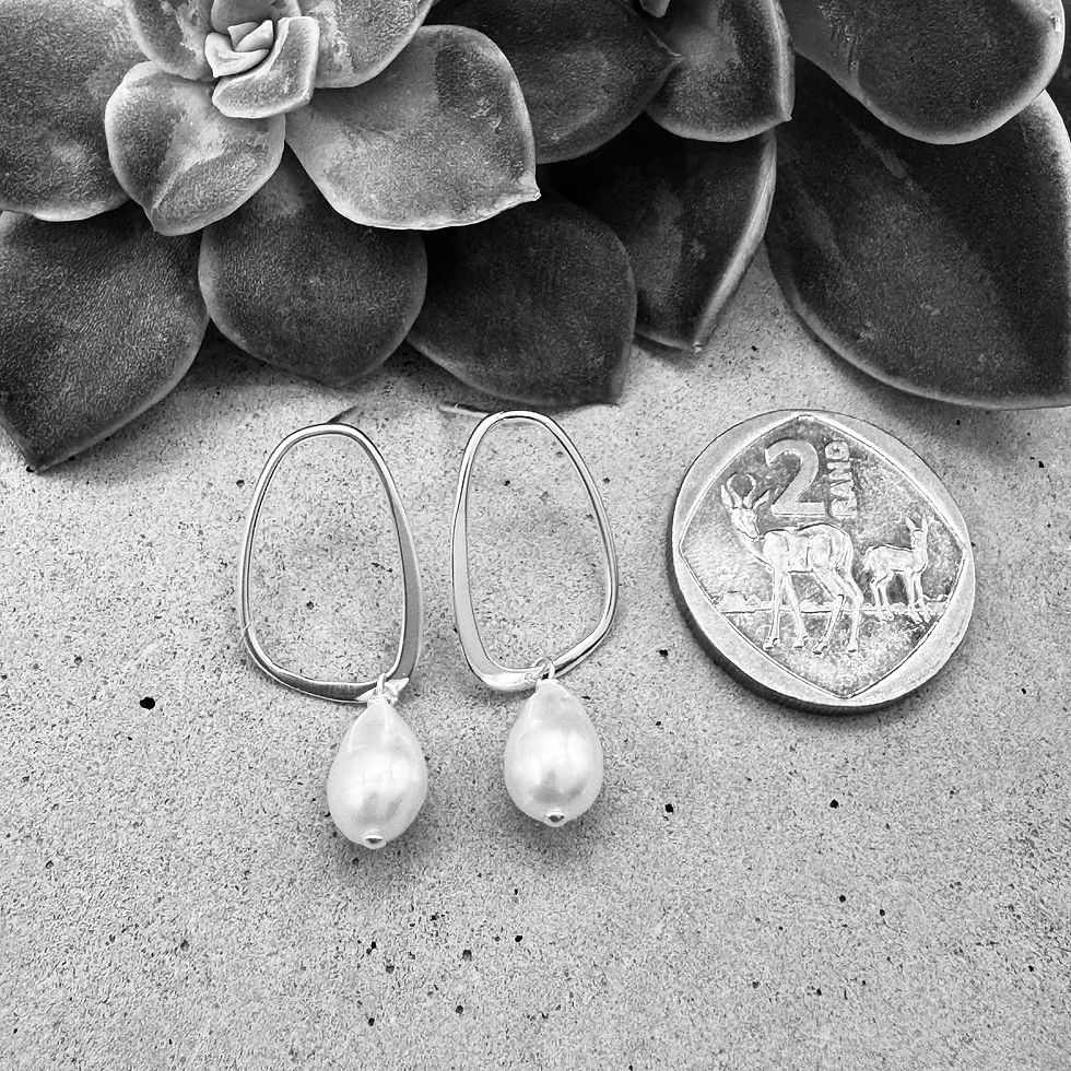 Thumbnail: Lunah Silver Earrings