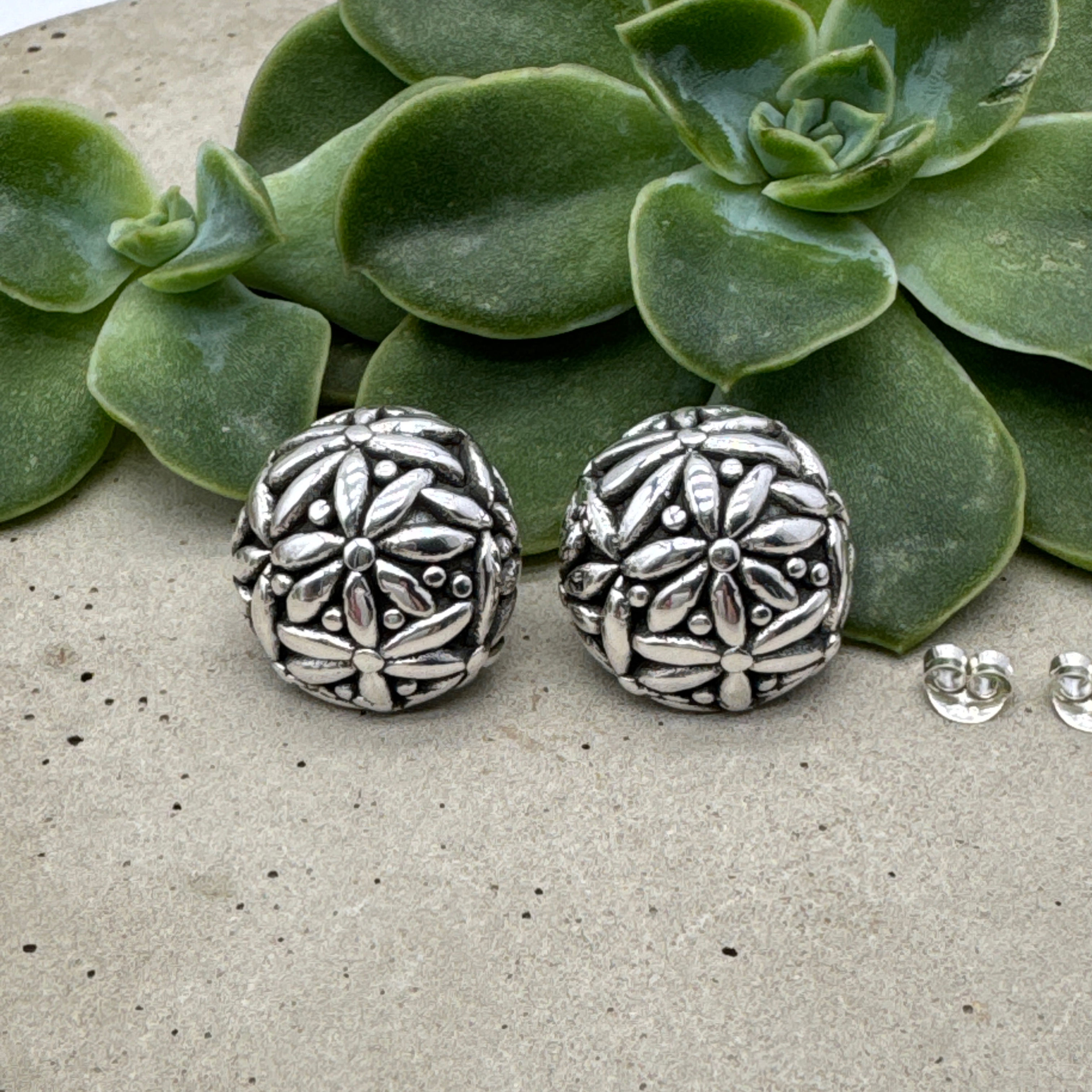 Vintage Mosaic Earrings