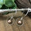 Thumbnail: Earrings with rose gold balls
