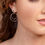 Thumbnail: Rose gold & silver hoops