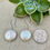 Thumbnail: Celeste Disc Pearl Earrings