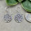 Thumbnail: Tree of life Disc Earrings