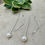 Thumbnail: Elysian Pearl Threader Earrings