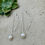 Thumbnail: Elysian Pearl Threader Earrings