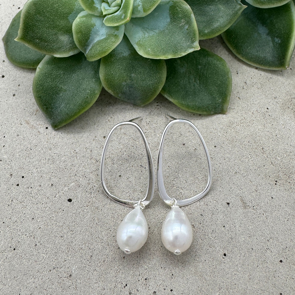 Thumbnail: Lunah Silver Earrings