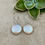 Thumbnail: Celeste Disc Pearl Earrings