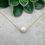 Thumbnail: Marion Floating Pearl Necklace