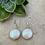Thumbnail: Celeste Disc Pearl Earrings