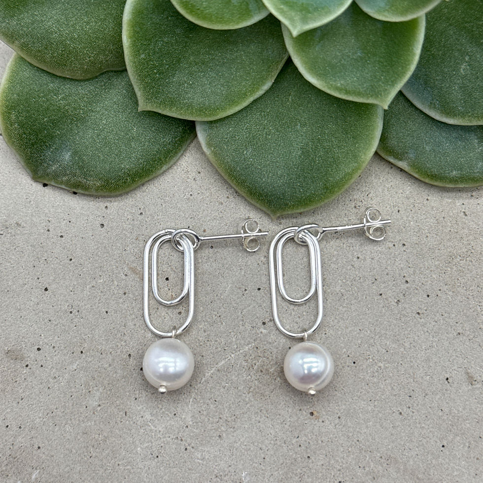 Thumbnail: Aveline Pearl Earrings