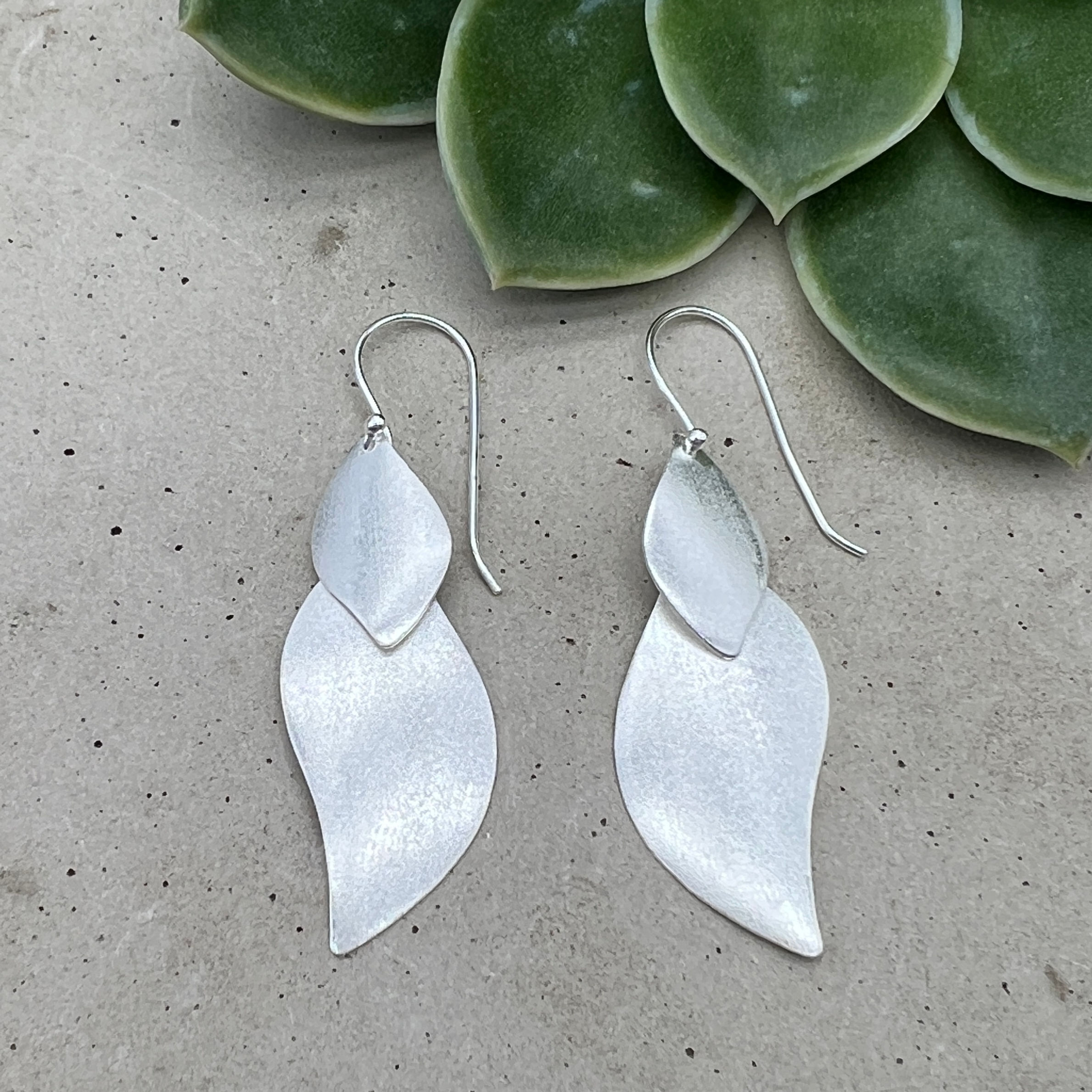 Magnolia Leaf Earrings