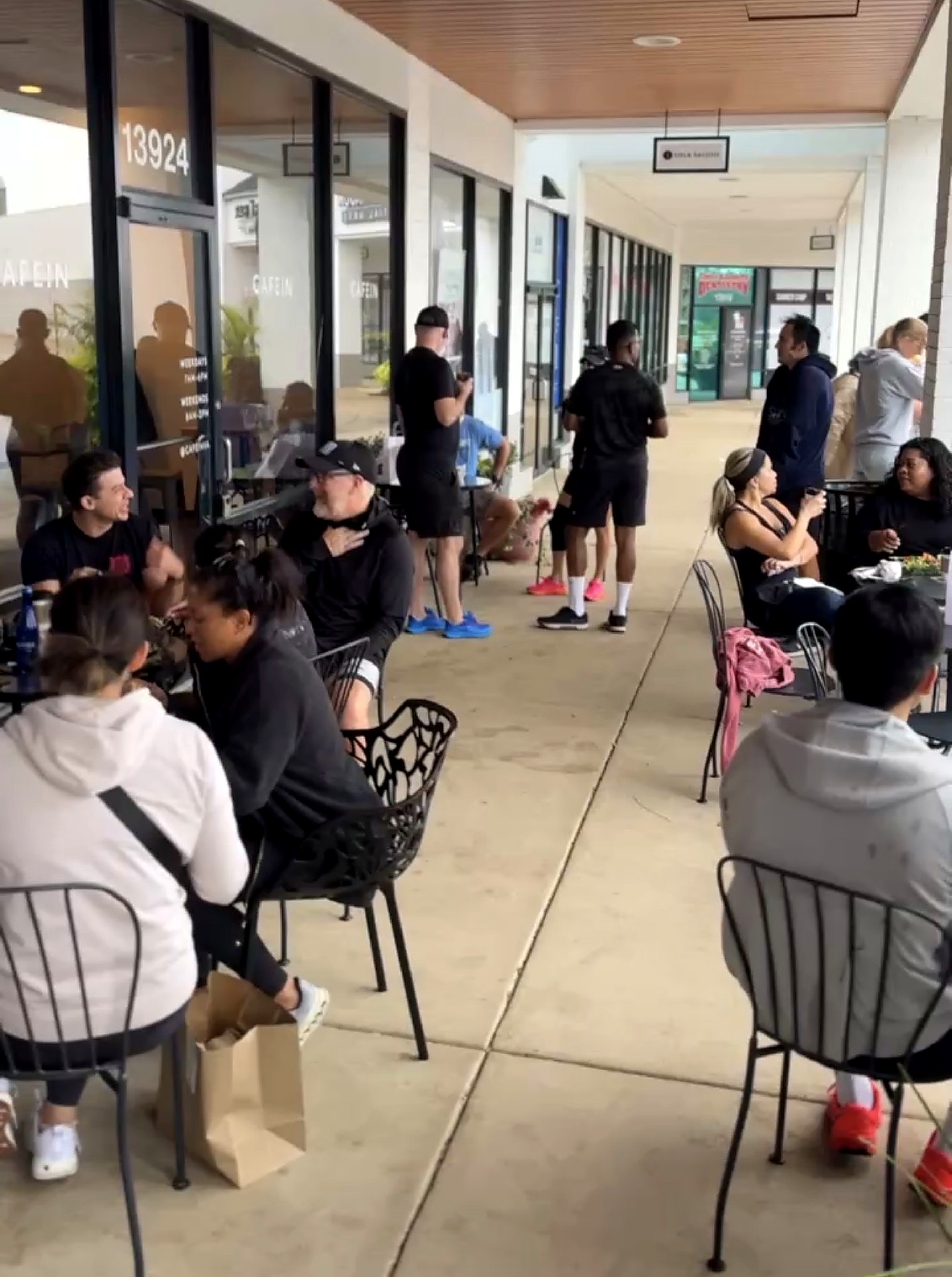 Cardinal CrossFit community gathering at a local coffee shop