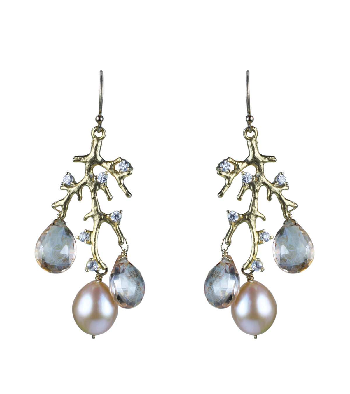 Branch Earrings in Pearl