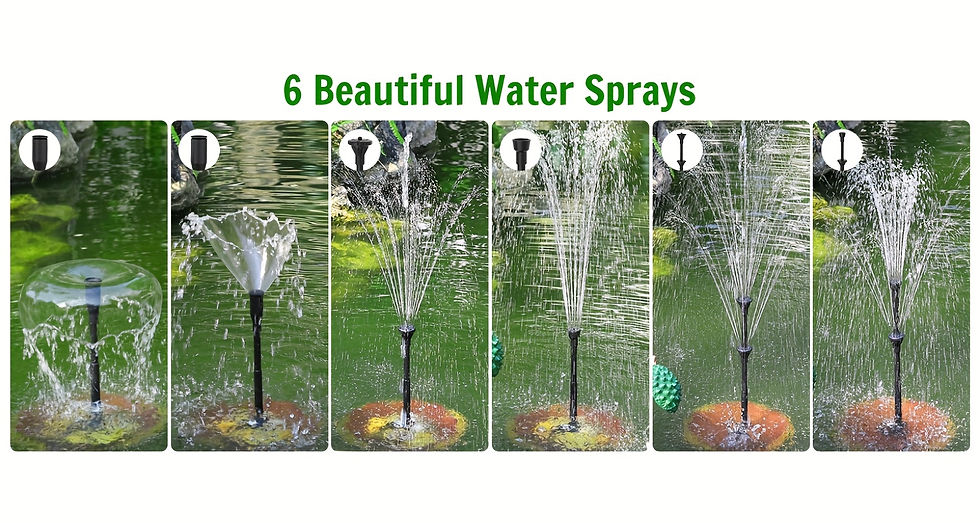 Miniatura: Kit de fuente con bomba de agua solar