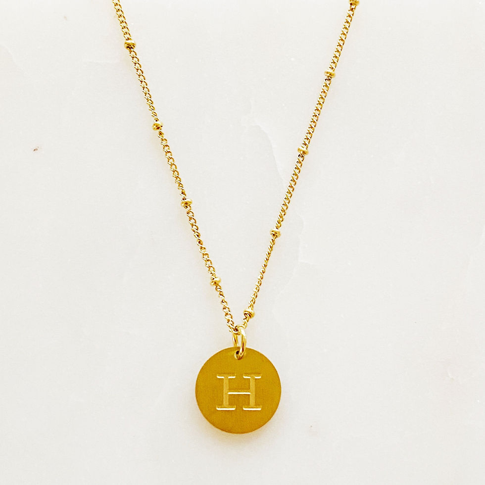 Thumbnail: Ellison + Young: Singular Charm Initial Necklace