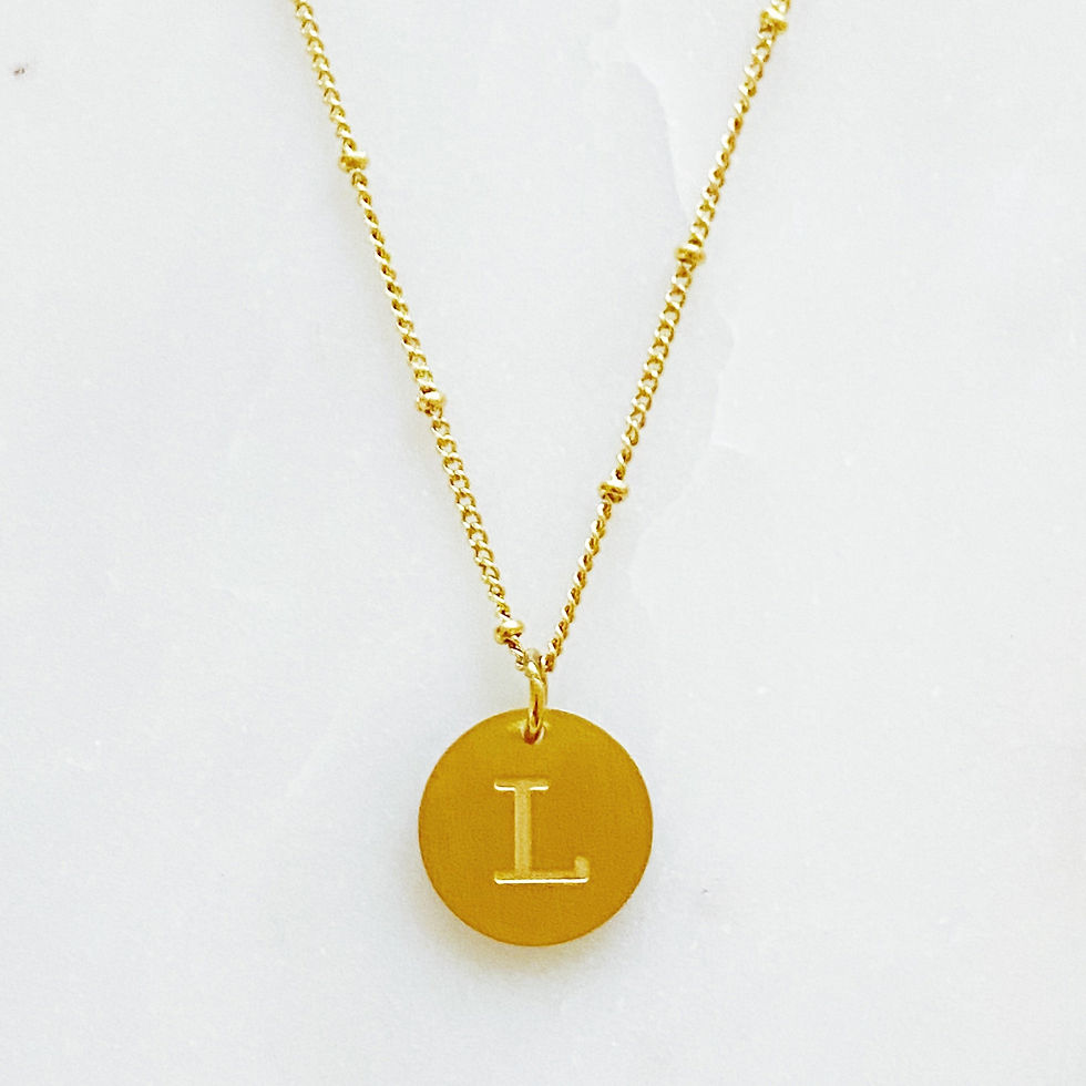 Thumbnail: Ellison + Young: Singular Charm Initial Necklace