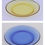 縮圖：Colored high borosilicate glass 23cm plate                                 RGT03