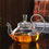 縮圖：600ml, 800ml, 1200ml   Thermal glass Tea pot                           RGP05