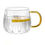 縮圖：2000ml Colored  embossed glass Water jug & 450ml mug   RGJ01