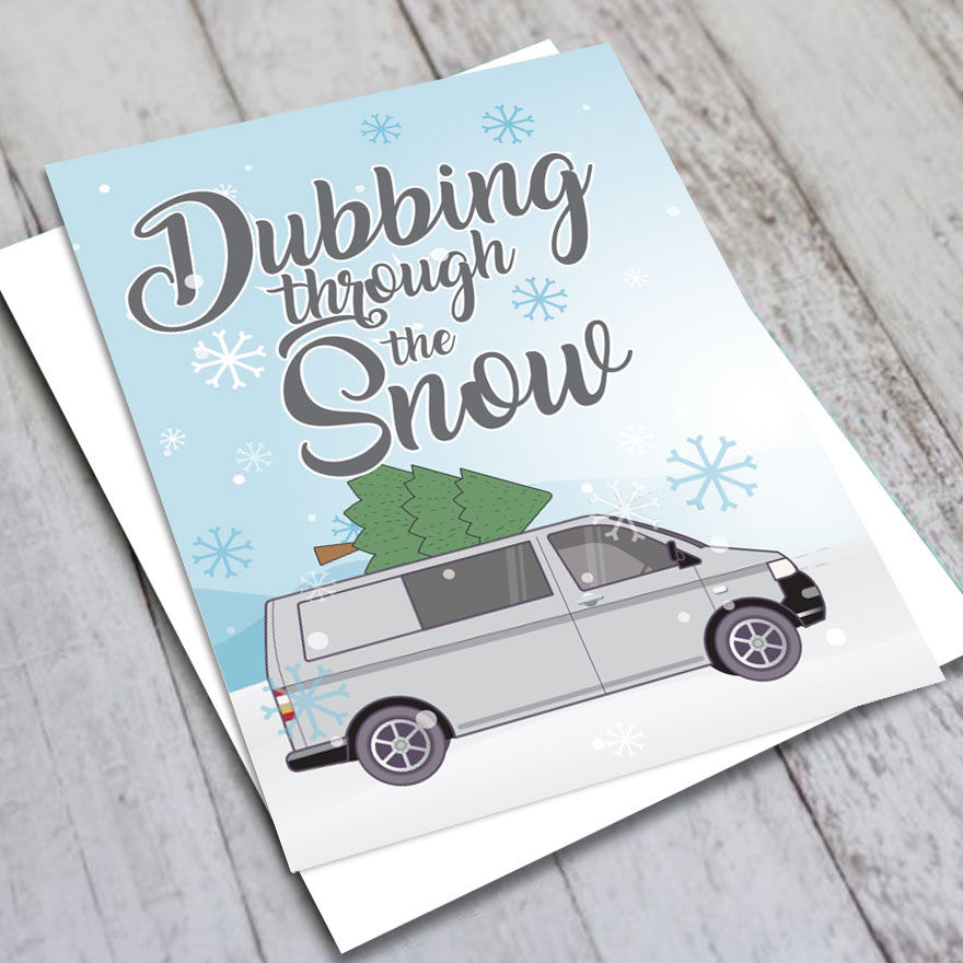 Dubbing through the snow