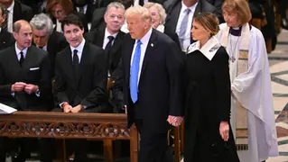 Melania Trump Wears Valentino at State Funeral for Former U.S. President Jimmy Carter