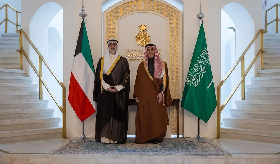 Saudi, Kuwaiti foreign ministers discuss ties and regional developments