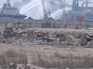 Suspected drone strike hits LNG facility at Egyptian port