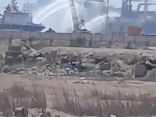 Suspected drone strike hits LNG facility at Egyptian port