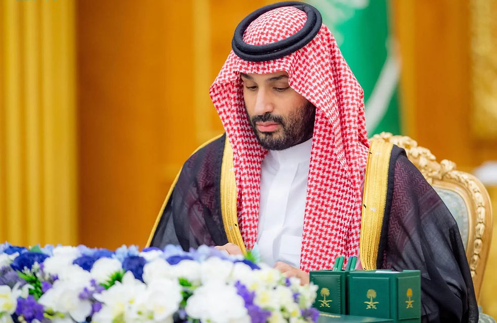 Crown Prince Mohammed bin Salman Chairs Cabinet Session in Riyadh