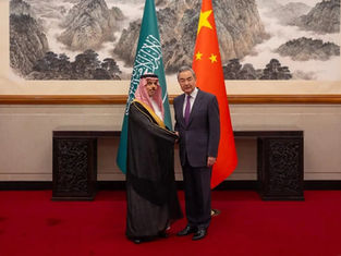 Prince Faisal bin Farhan Meets China’s Wang Yi in Beijing