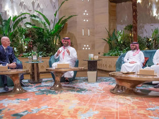 Crown Prince Mohammed bin Salman Meets FIFA President Gianni Infantino in Riyadh