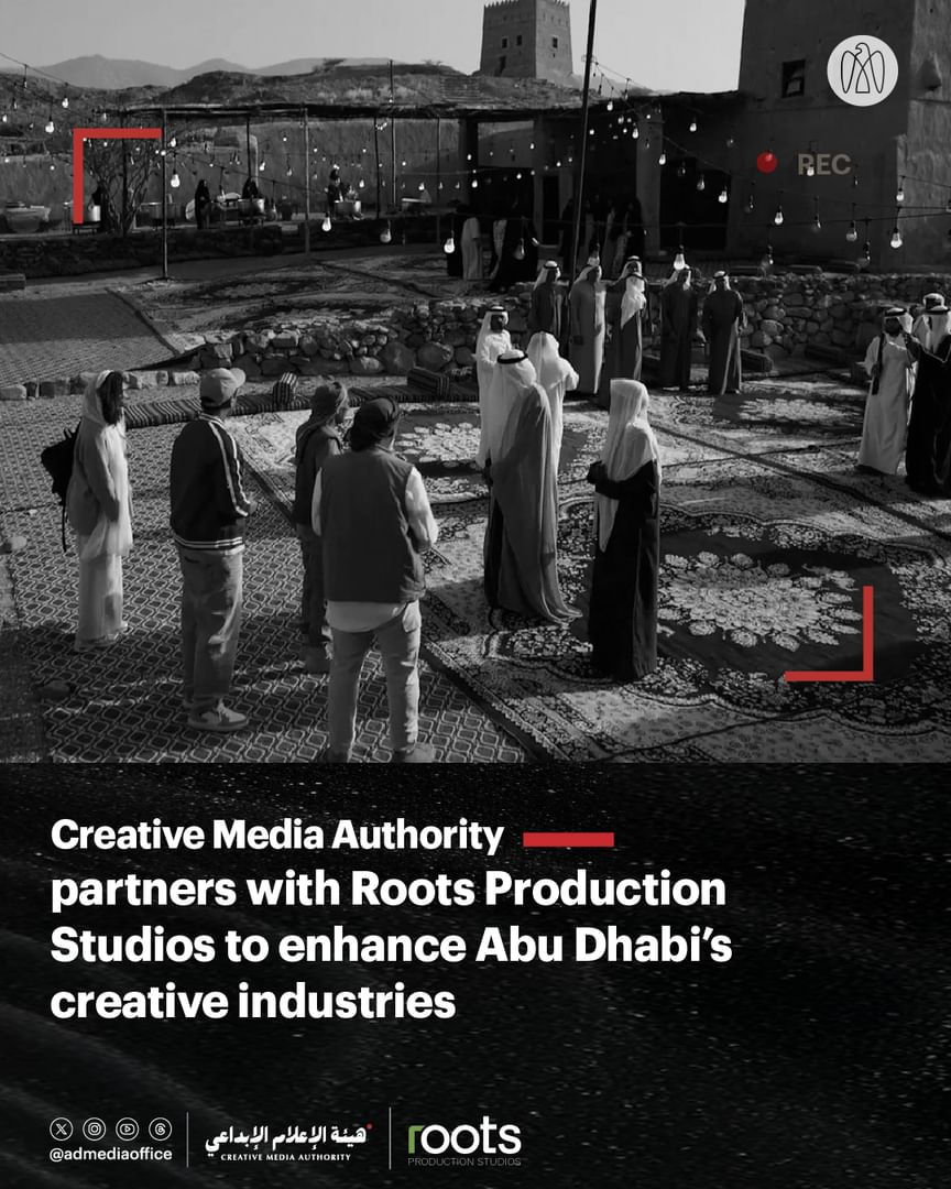 Creative Media Authority Partners with Roots Production Studios to Boost Abu Dhabi’s Creative Industry